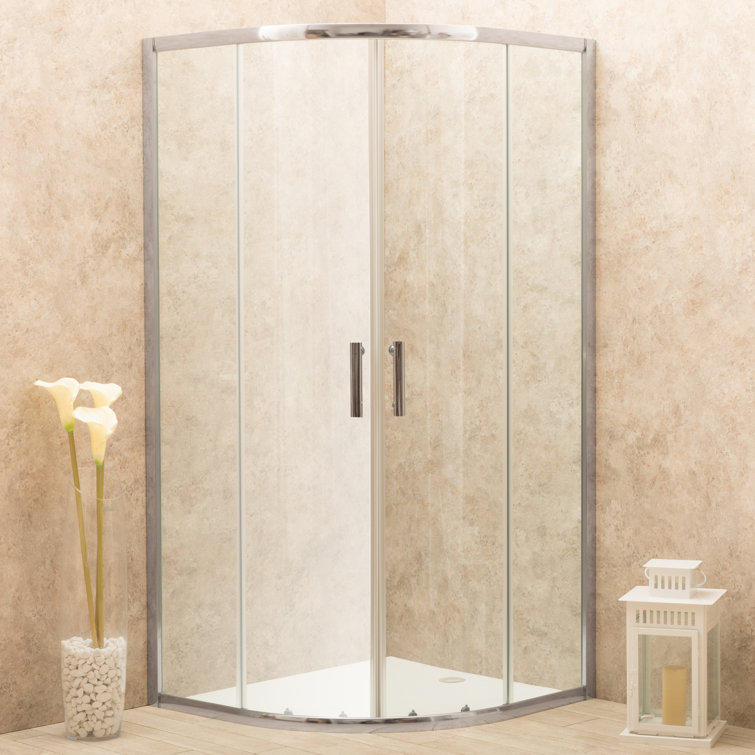 Belfry Bathroom Vikki SemiCircular Quadrant Shower Enclosure 1850 x
